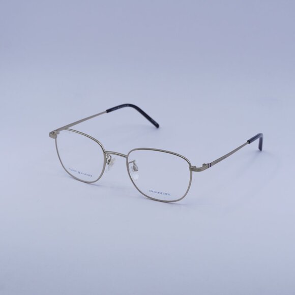 Tommy Hilfiger TH 1931/F 0AOZ 00 Eyeglasses Matte Gold 52mm Square Frame - Picture 4 of 10
